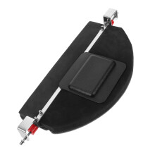 Bass Drum Pad Drum Accessories Drum Pad Drum Accessories Drum Mat Mute Button for Drums Quiet Drum Practice Pad Rubber Black