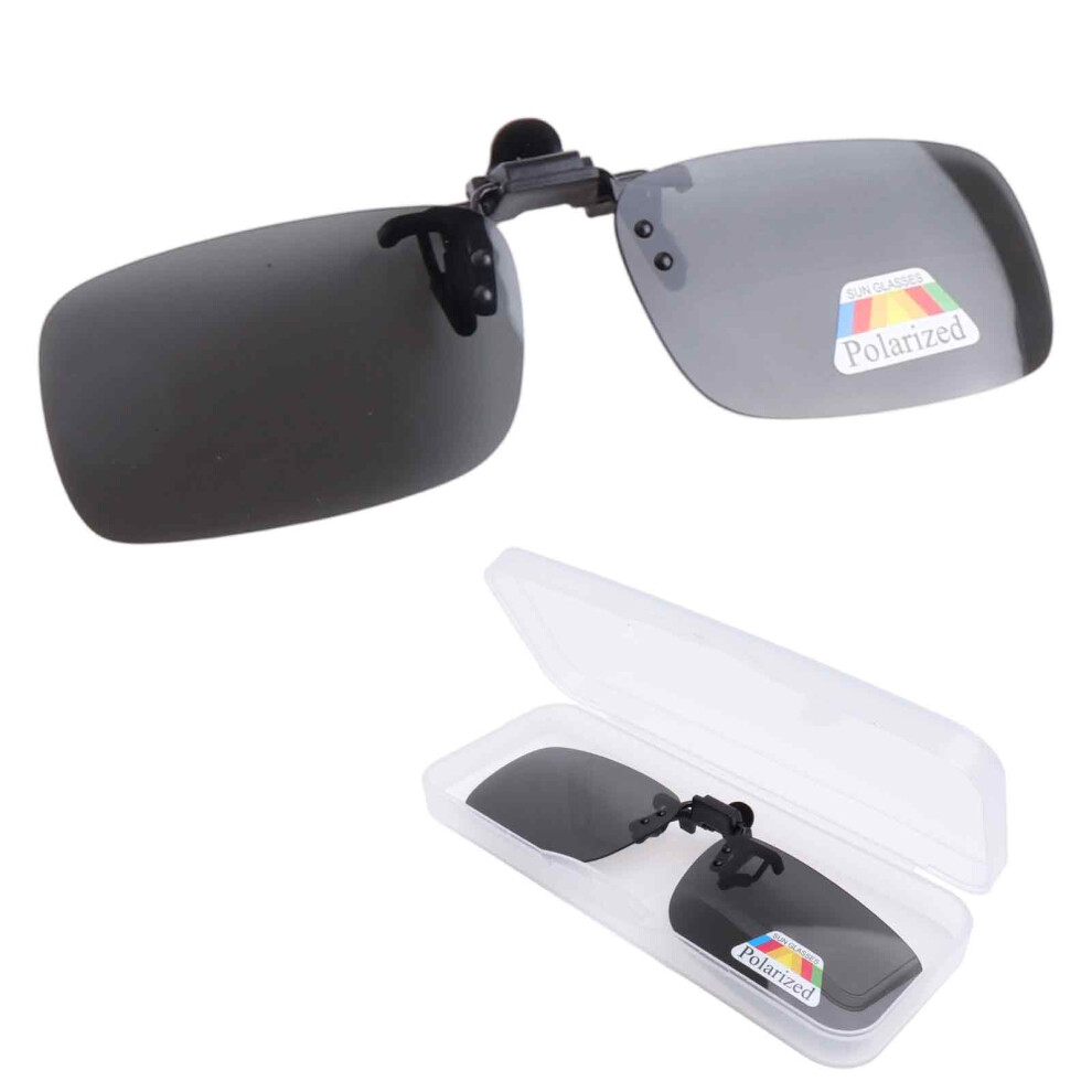 Polarized Clip On Sunglasses for Reading Glasses, Premium Metal Alloy Clip Is Non-Shrinking, Impact And Shatter-Proof, Clip On Your Prescription Glass