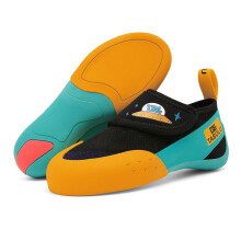 Climbing Shoes For Teenagers And Kids For Boys And Girls Breathable Bouldering Shoes Anti Slip 32 EU Black Yellow Green