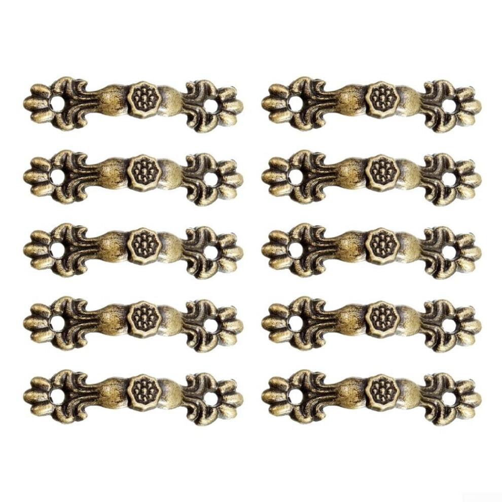 Antique Zinc Alloy Handle For Drawers 10Pack Cabinet And Wardrobe Hardware Vintage Style Drawer Pull 9001264424435