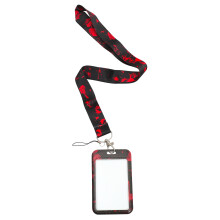 Portapapeletas Con Cordón Para Tarjeta De Identificación Diseño Halloween