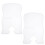 2Pcs DIY Silicone Book Holder Mold White Reusable Epoxy Craft Mold 3