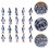 32 Realistische Pinguïnmodellen PVC Dierenfigurines 3
