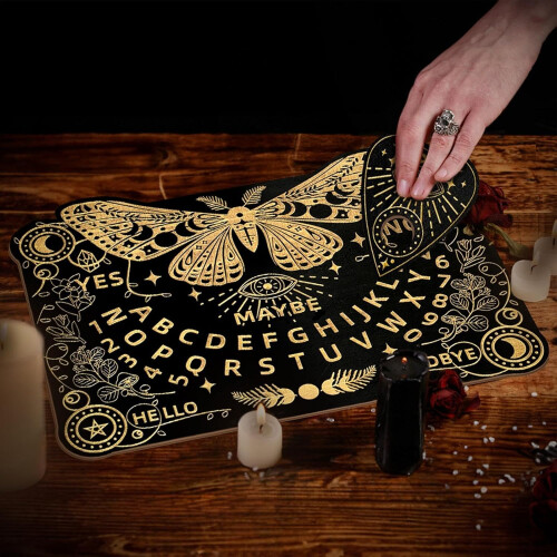 Spiritual Wooden Board  Communication and Divination Board with Pendulum 1
