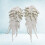 1 Paar Borduurkant Vrouwen Schouder 3D Decoratie Wit 7