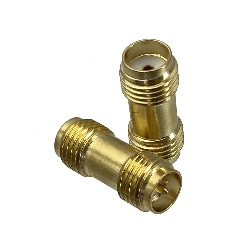 Sma Female Jack To Rpsma Female Rf Coaxial Adapter Connector, 10Pcs, Plated, 50 Ohm Gold 9339159765524