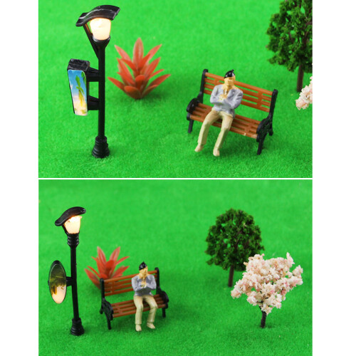 10 Stuks Gesimuleerde Plastic Miniature Landschap Decoratie 2