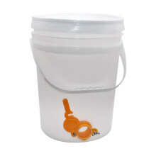 Honey Bucket, Beekeeping Supplies, White, Easy to Use, Large Capacity, 25 L