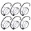 6Pcs Wig Holder Avtagbar Hängställning För Visning 3