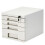 File Cabinet Organizer for A4 Documents, 4Layer Desktop Storage with Drawers, Home Office 1