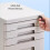 File Cabinet Organizer for A4 Documents, 4Layer Desktop Storage with Drawers, Home Office 4