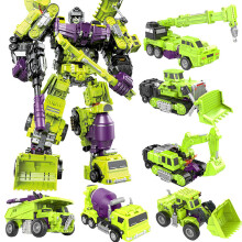 Transform Toy, Car Robot 2 in 1, Action Figure Deformation Car Model for Children 3 – Green626B ABS