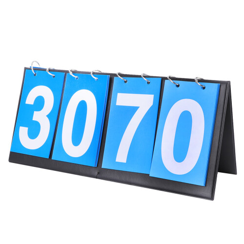 Clear Numbers Bold Print Flip Score Keeper, Αδιάβροχο Υλικό που Εξασφαλίζει Ανθεκτικότητα για 2