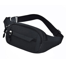 Bolsa de cintura moderna, resistente à água, com grande capacidade e bolso traseiro antifurto. Uso versátil para homens e mulheres.