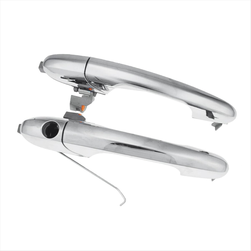 1Pair Car Front Exterior Outside Chrome Door Handle Pull 735592012 For 4851500991987