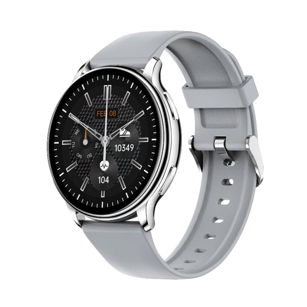 Smart Watch Fitness Tracker With Bluetooth Calls Heart Rate Sleep Monitor Waterproof 7 Day Battery Ios Android Silver 9119770267481