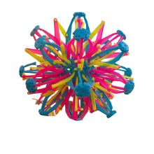 Bærbar, morsom, giftfri, slitesterk, magisk, utvidbar ball, sensorisk kule for stresslindring, beroligende fidget-leke, utvidbar design for bevisst