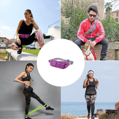 Τσάντα μέσης Crossbody, μοντέρνες αδιάβροχες τσάντες μέσης με ελαφρύ μαλακό νάιλον 2