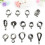 120 Unidades Colgante Anillo Conector Para Joyería 10