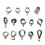 120 Unidades Colgante Anillo Conector Para Joyería 3