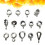 120 Unidades Colgante Anillo Conector Para Joyería 5