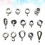 120 Unidades Colgante Anillo Conector Para Joyería 2
