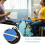 Silent Drum Practice Pad Set for Beginners  Portable 12 Inch Drum Pad with Drumsticks 3