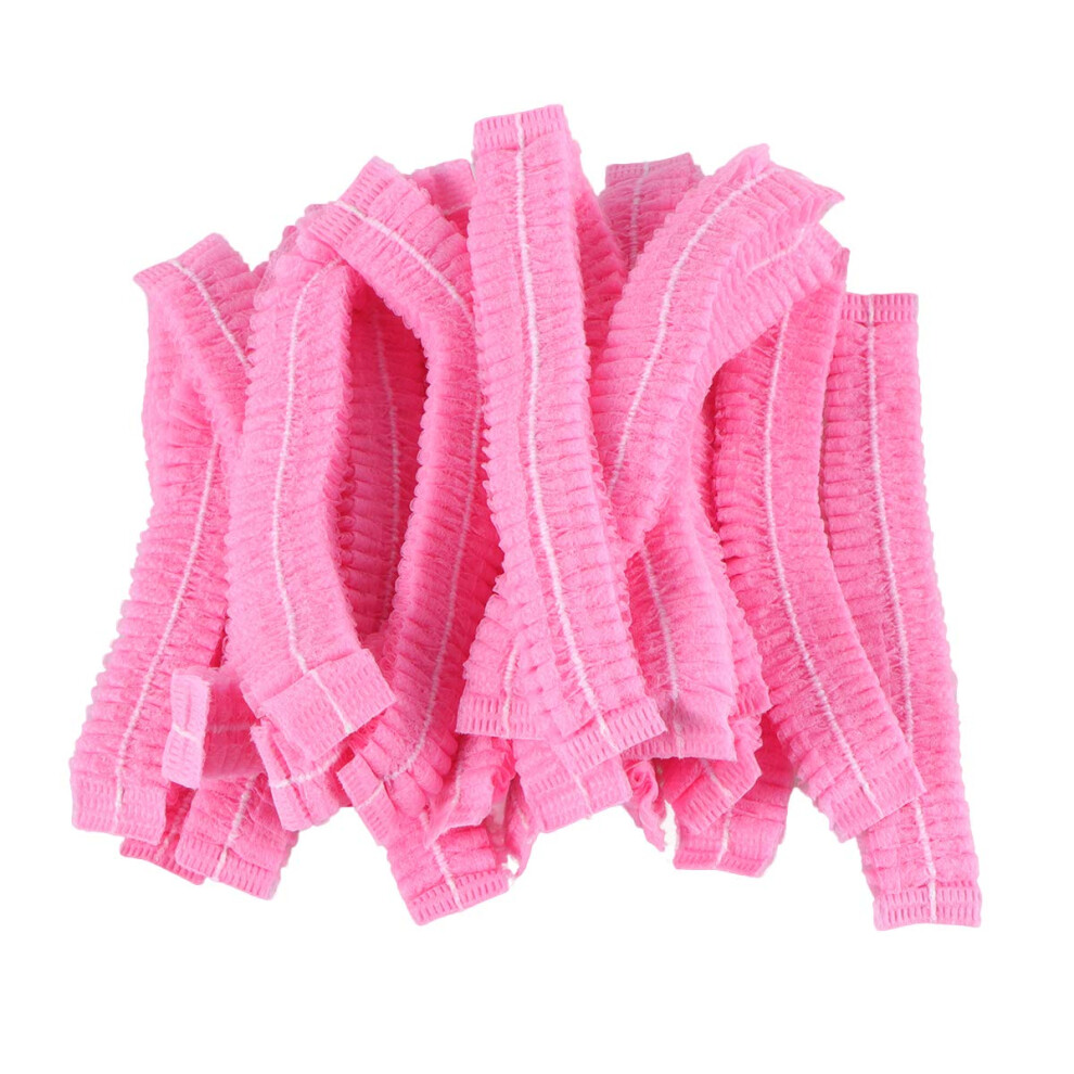 Elastic Bouffant Caps, Professional Disposable Hair Nets For Dust-Free Workspace, Non-Woven Fabric Sanitation Head Cover