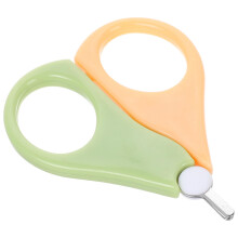 Baby nail clipper with rounded tips for trimming of newborns and toddlers, stainless steel nail clipper for delicate skin, portable and.