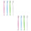 2 doubleheaded toothbrushes, interdental brushes, 4 pieces * 2 1