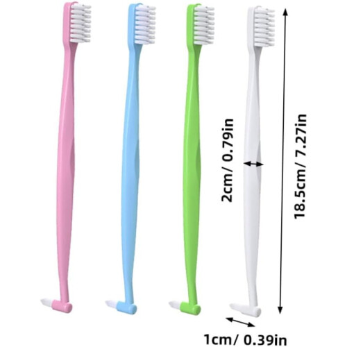 2 doubleheaded toothbrushes, interdental brushes, 4 pieces * 2 2