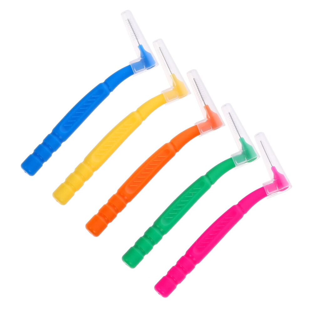 Interdental Brushes for Teeth Cleaning, Shape, Interdental Brushes, Colours with Cover for  Oral Hygiene, Pack of 50