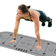 Forearm Support Training Mat Lightweight Portable Home Gym Plank Mat For Men Women Beginners Athletes