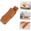 Leather Harmonica Case, Plush Harmonica Protector, Harmonica Holder, Harmonica Storage Case, Harmonica Belt Case, Key of C Harmonica Case, Brown. 3
