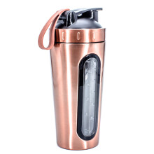 700 ml Protein Shaker Bottle with Blender Ball for Protein Powder, Milk, Sugar, Coffee, and Other Powders – Ideal for Office, Gym, and Travel (Gold)