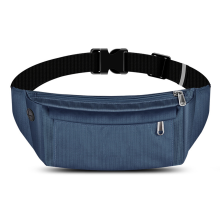Pochete com bolsos com zíper, gancho para chaves, tecido resistente à água, ideal para esportes, viagens, corrida e atividades ao ar livre (1