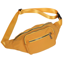 Elegante e funcional: pochete impermeável de grande capacidade, com alça transversal ajustável em nylon resistente e zíper de metal, ideal para