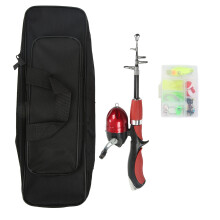 Kits de pêche parfaits pour adultes et enfants, kit de pêche complet - avec canne à pêche rétractable et kit de pêche en résine époxy
