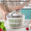 Vegetable Lettuce Leaf Dehydrator With Lid LargeCapacity Basket Salad Spinner White 3