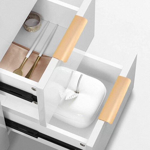 Universelle møbelgreb, aluminiumslegering med ergonomisk greb 2