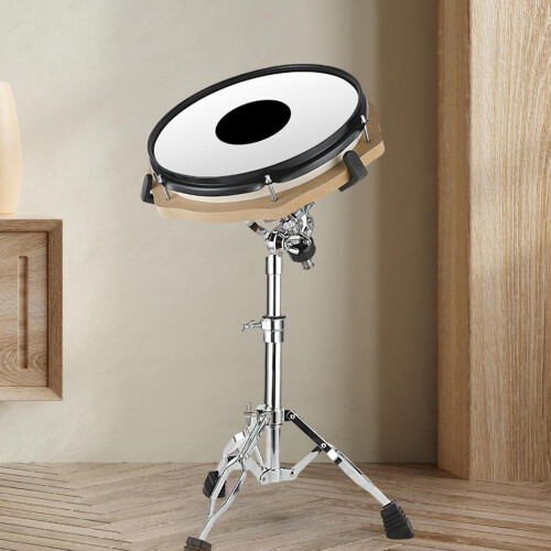Practice Drum Pad, Adjustable Tripod Legs with Drum Stand, Drum Learning Tool for Adults 2