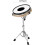 Adjustable Height Practice Drum Pad with Snare Drum Stand, DoubleSided Silent Drum Pad 2