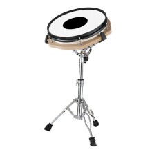 Exercise Drum Pad with Snare Drum Stand, Adjustable Tripod Legs for Adults