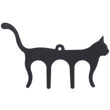 Metal Sheet Music Clip Metal Cat Bookmark for Musicians, Piano, Guitar, Black