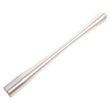 Stainless Steel Lemon Muddler Grooved Head For Cocktails And Drinks Grinding Rod For Home Bars And Restaurants