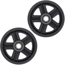 Roda de rolete grossa para porta de garagem, ferragens para porta de correr com acabamento requintado que garantem bordas suaves, economia de espaço
