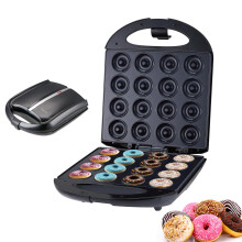 Electric Doughnut Maker machine 1400W, 16 Hole Donut, Nonstick Hot Plates, Household DIY Baking