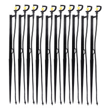 Estaca para Micro Emissor de Aspersão, Suporte para Tubo de Irrigação para Gramados, Flores e Outros Paisagismo, 10 Peças de Suporte para