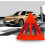 Parking Sign Tripod 3 Piece Red Car Warning Triangle Set Emergency Roadside Triangular Light For Car 2