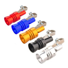 Car Exhaust Tip Compatible with A3 A4 A5 A6 Q3 Q5 Q7 A1 A7 S3 C5 Black XL Sound Muffler Fake Turbo Whistle Pipe Valve